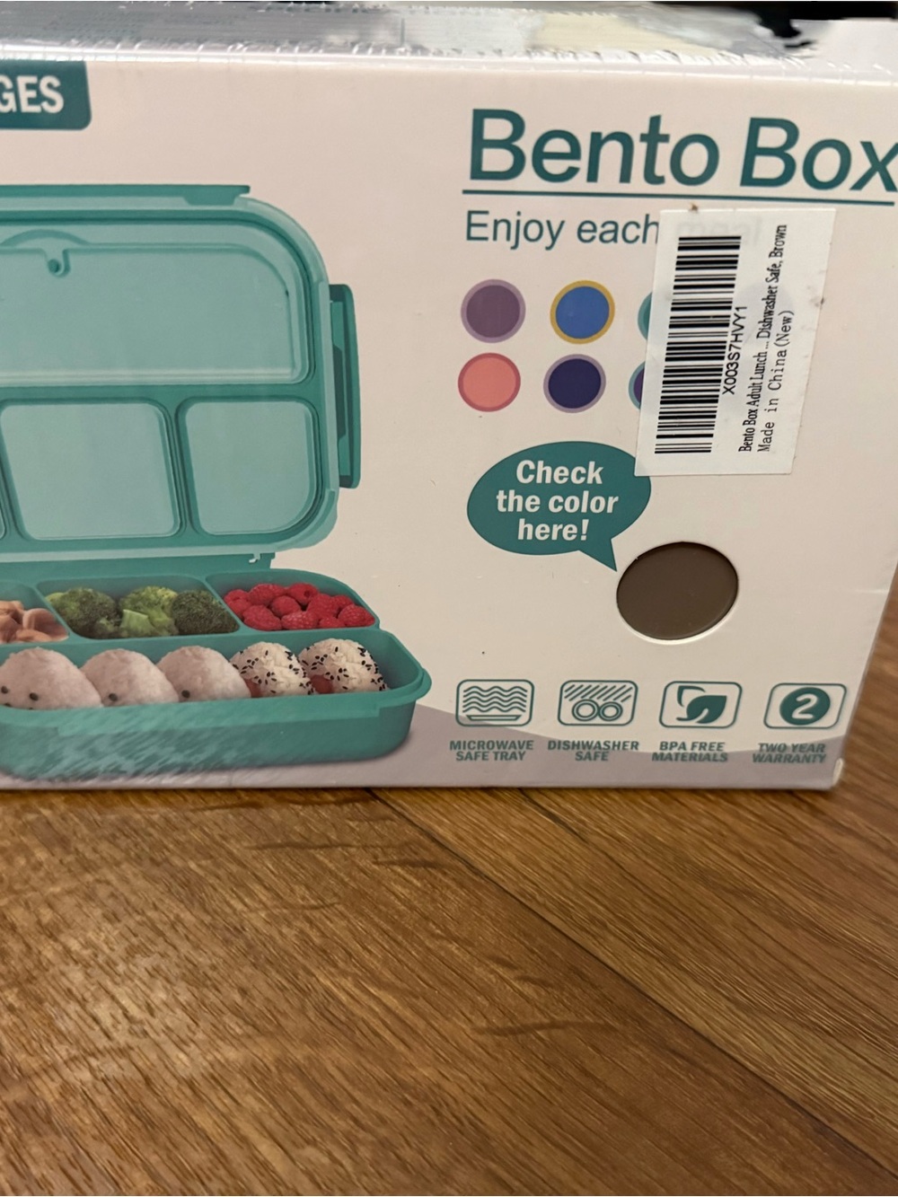 Bento Box Lunch Container - Brown